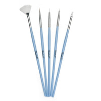 Peri-Twinkle Nail Art 5 Pc Brush Set