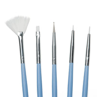Peri-Twinkle Nail Art 5 Pc Brush Set