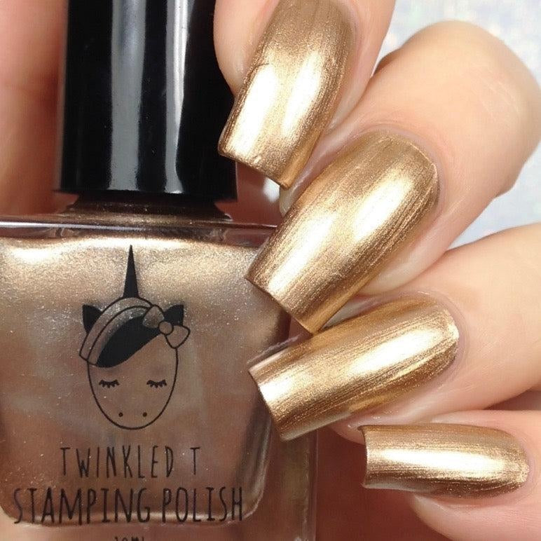 Liquid Gold Stamping Polish