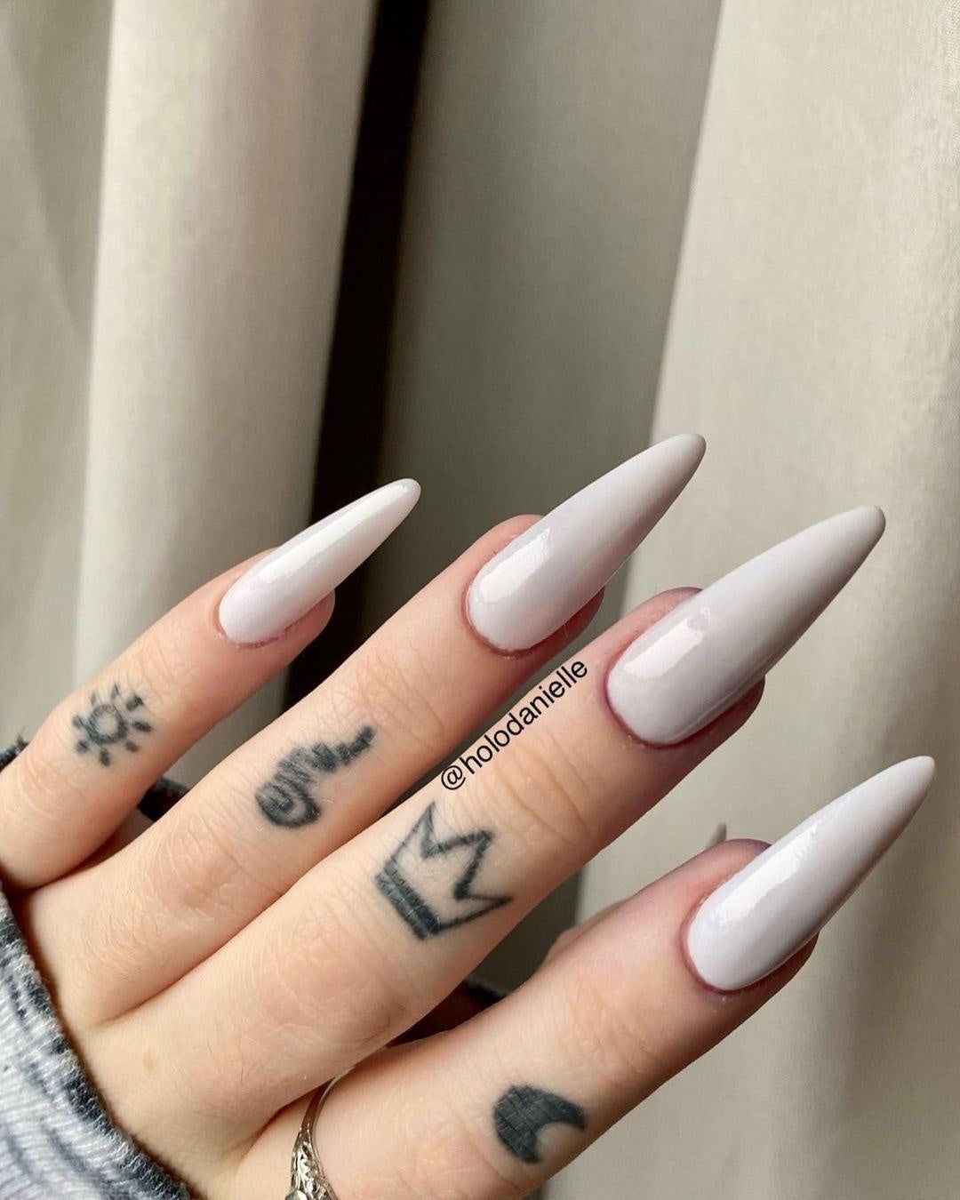 Gel Extension Tips - Stiletto ♥︎ Clear ♥︎ Long