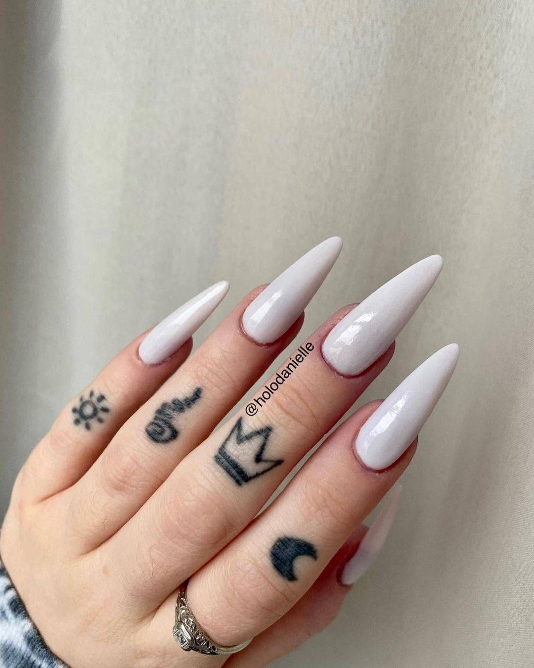 Gel Extension Tips - Stiletto ♥︎ Clear ♥︎ Long